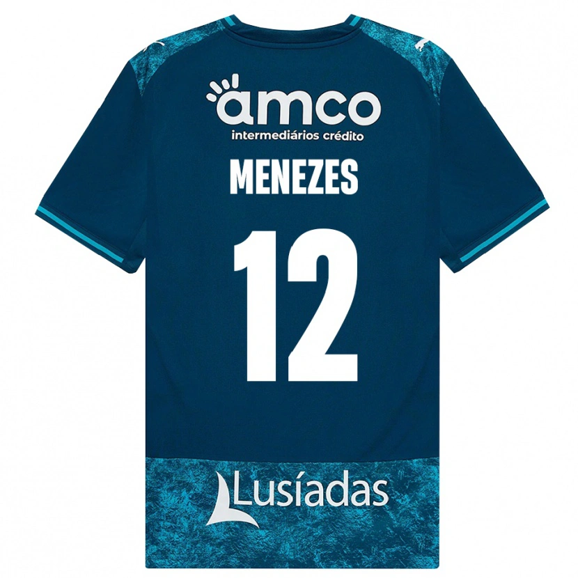 Danxen Hombre Camiseta Gabriel Menezes #12 Grisardodarkslategray Turquesamedio 2ª Equipación 2026/27 La Camisa México