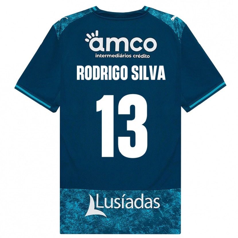 Danxen Hombre Camiseta Rodrigo Silva #13 Grisardodarkslategray Turquesamedio 2ª Equipación 2026/27 La Camisa México