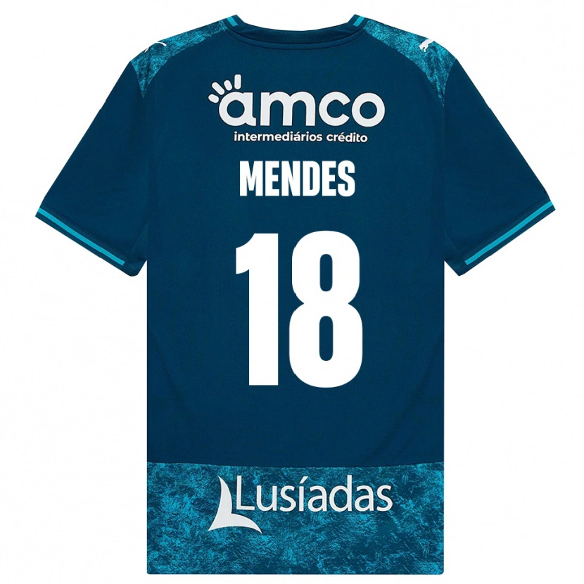 Danxen Hombre Camiseta Carolina Mendes #18 Grisardodarkslategray Turquesamedio 2ª Equipación 2026/27 La Camisa México
