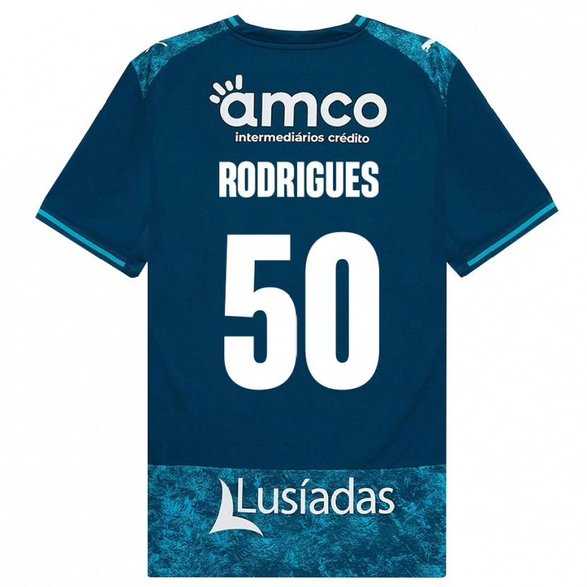 Danxen Hombre Camiseta Diego Rodrigues #50 Grisardodarkslategray Turquesamedio 2ª Equipación 2026/27 La Camisa México