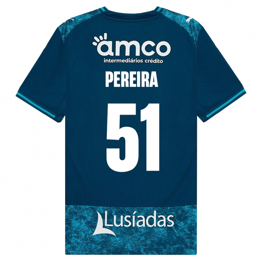 Danxen Hombre Camiseta Evy Pereira #51 Grisardodarkslategray Turquesamedio 2ª Equipación 2026/27 La Camisa México