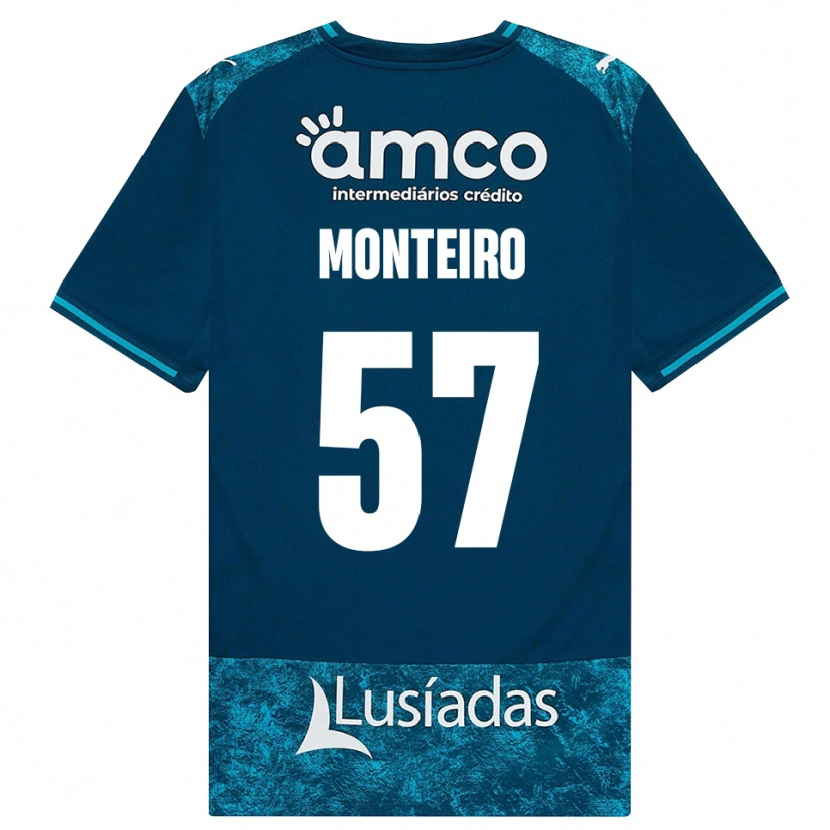 Danxen Hombre Camiseta Jordan Monteiro #57 Grisardodarkslategray Turquesamedio 2ª Equipación 2026/27 La Camisa México