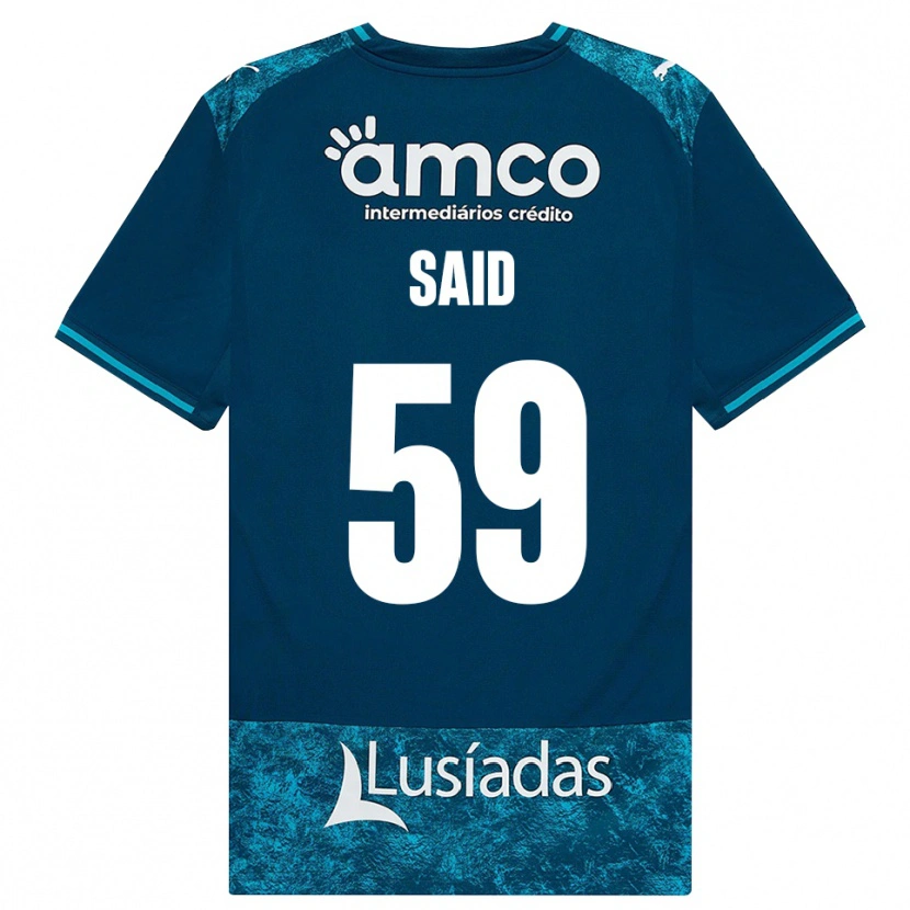 Danxen Hombre Camiseta Yan Said #59 Grisardodarkslategray Turquesamedio 2ª Equipación 2026/27 La Camisa México