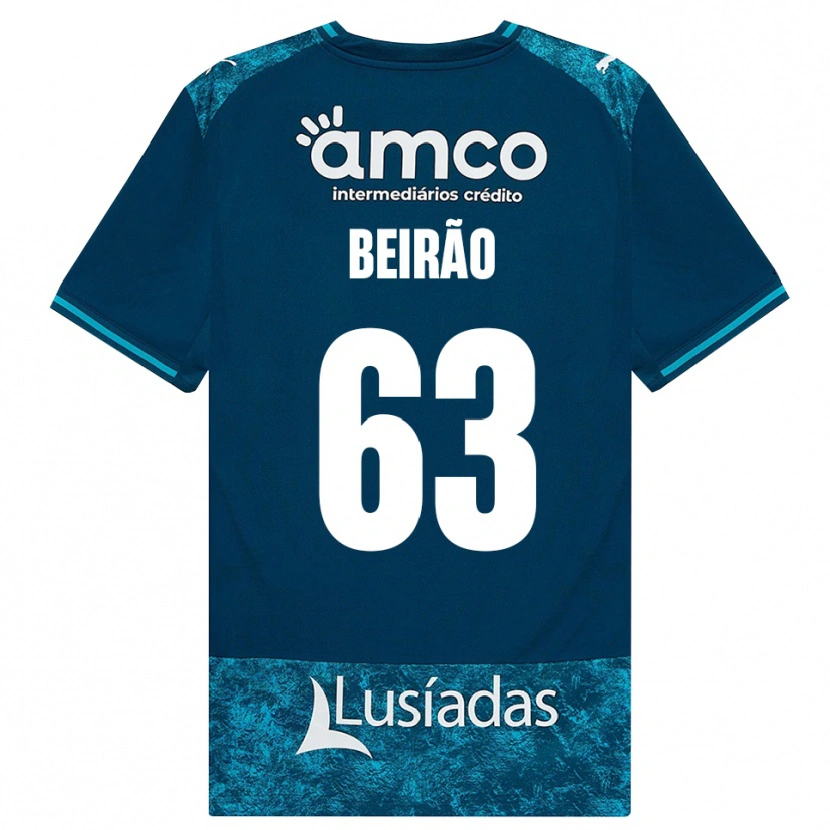 Danxen Hombre Camiseta Rodrigo Beirão #63 Grisardodarkslategray Turquesamedio 2ª Equipación 2026/27 La Camisa México