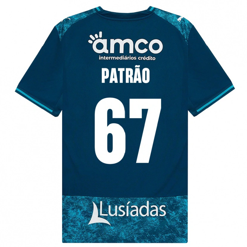 Danxen Hombre Camiseta Afonso Patrão #67 Grisardodarkslategray Turquesamedio 2ª Equipación 2026/27 La Camisa México