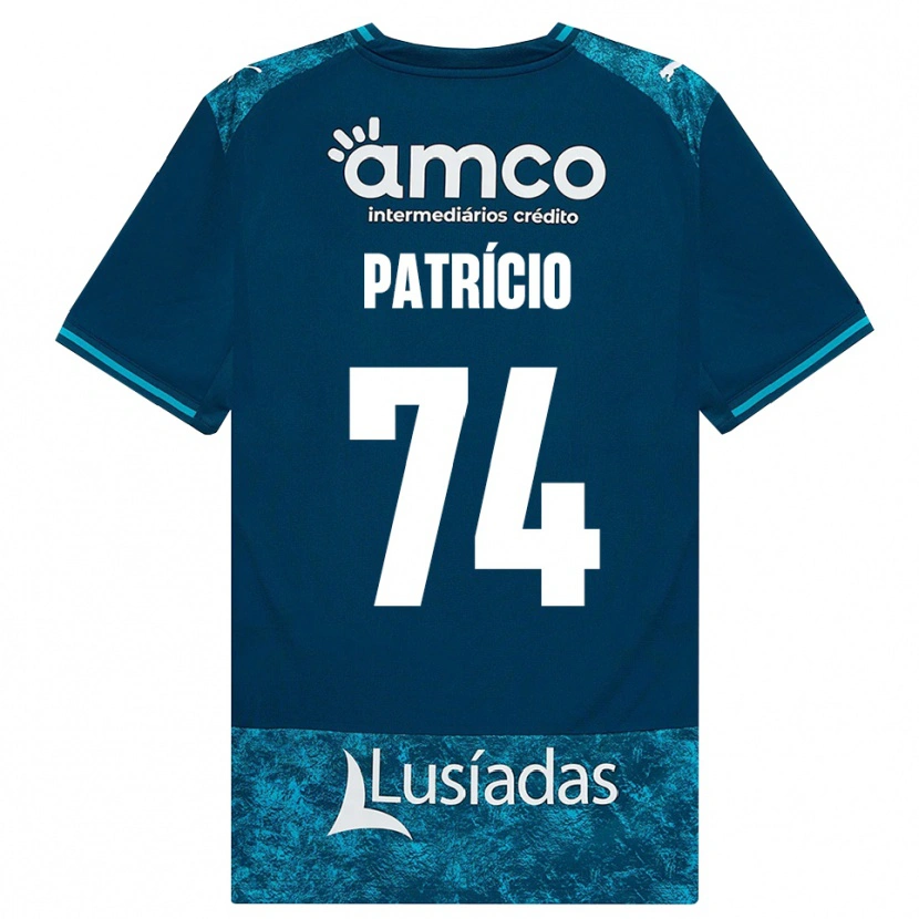 Danxen Hombre Camiseta Nuno Patrício #74 Grisardodarkslategray Turquesamedio 2ª Equipación 2026/27 La Camisa México