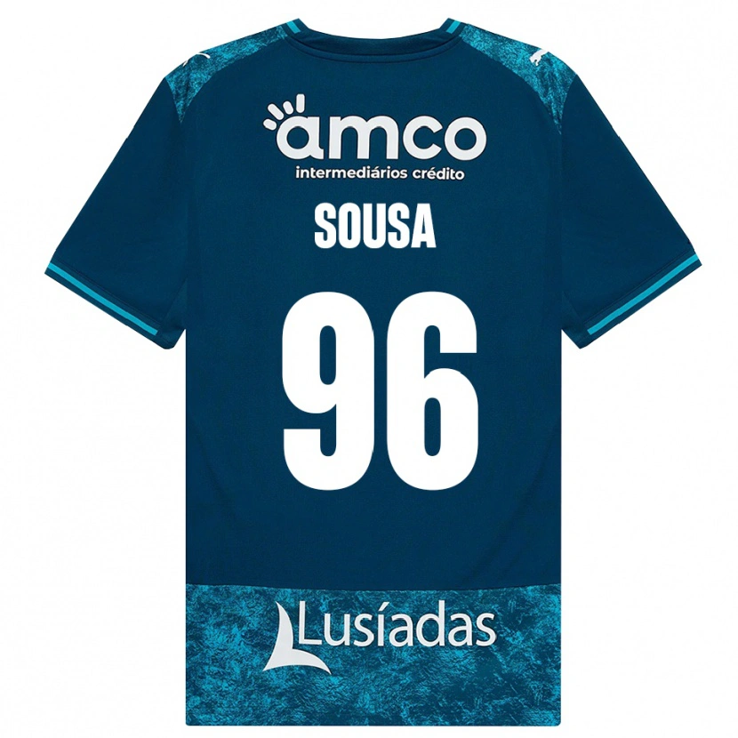 Danxen Hombre Camiseta Afonso Dias Sousa #96 Grisardodarkslategray Turquesamedio 2ª Equipación 2026/27 La Camisa México