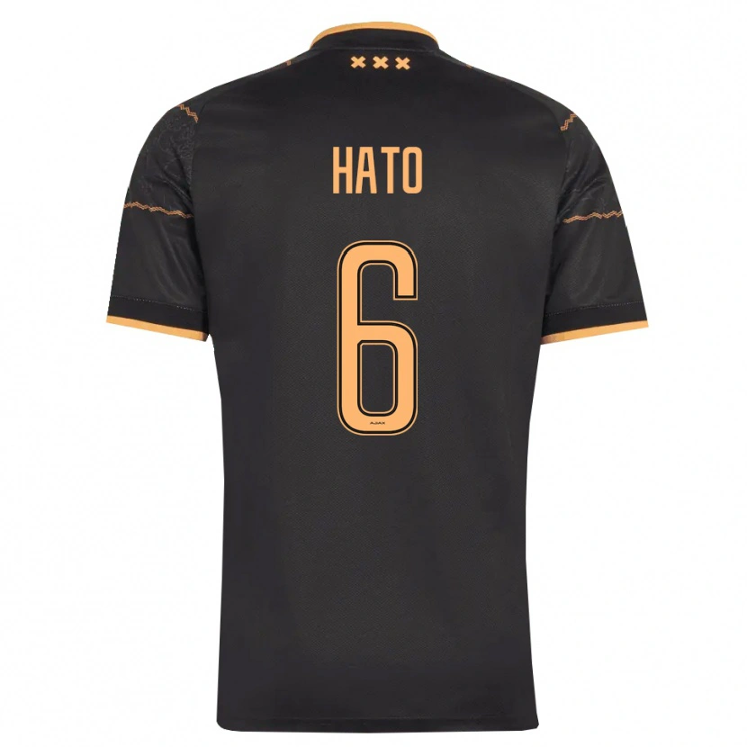 Danxen Hombre Camiseta Elgyn Hato #6 Negro Naranja 2ª Equipación 2026/27 La Camisa México