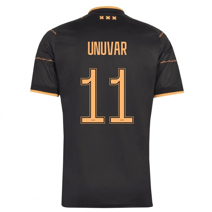 Danxen Hombre Camiseta Naci Unuvar #11 Negro Naranja 2ª Equipación 2026/27 La Camisa México