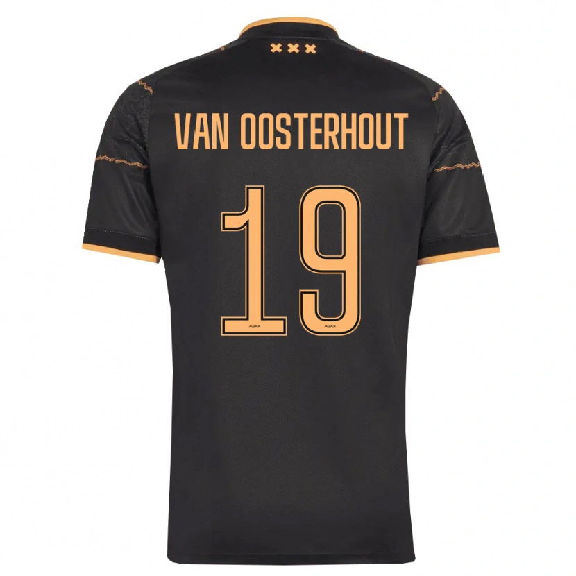 Danxen Hombre Camiseta Charly Van Oosterhout #19 Negro Naranja 2ª Equipación 2026/27 La Camisa México