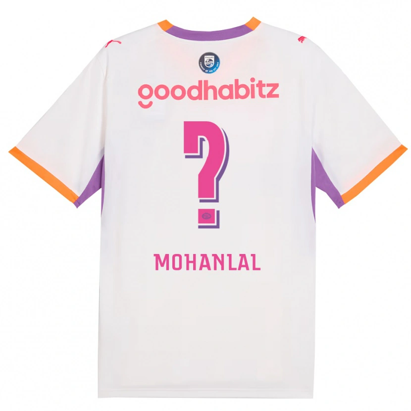 Danxen Hombre Camiseta Pawan Mohanlal #0 Blanco Púrpura Naranja 2ª Equipación 2026/27 La Camisa México