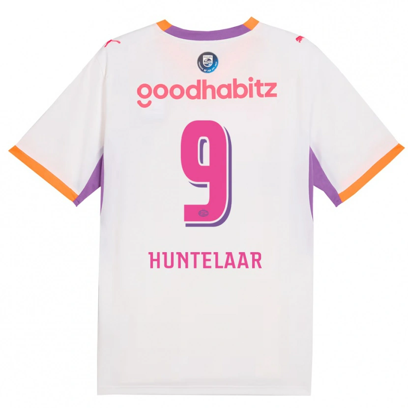 Danxen Hombre Camiseta Seb Huntelaar #9 Blanco Púrpura Naranja 2ª Equipación 2026/27 La Camisa México
