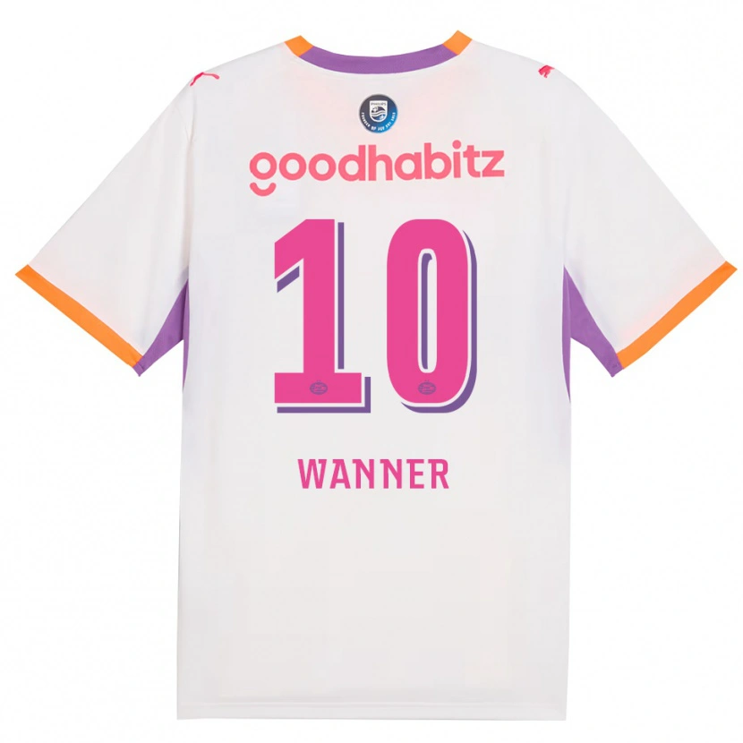 Danxen Hombre Camiseta Paul Wanner #10 Blanco Púrpura Naranja 2ª Equipación 2026/27 La Camisa México