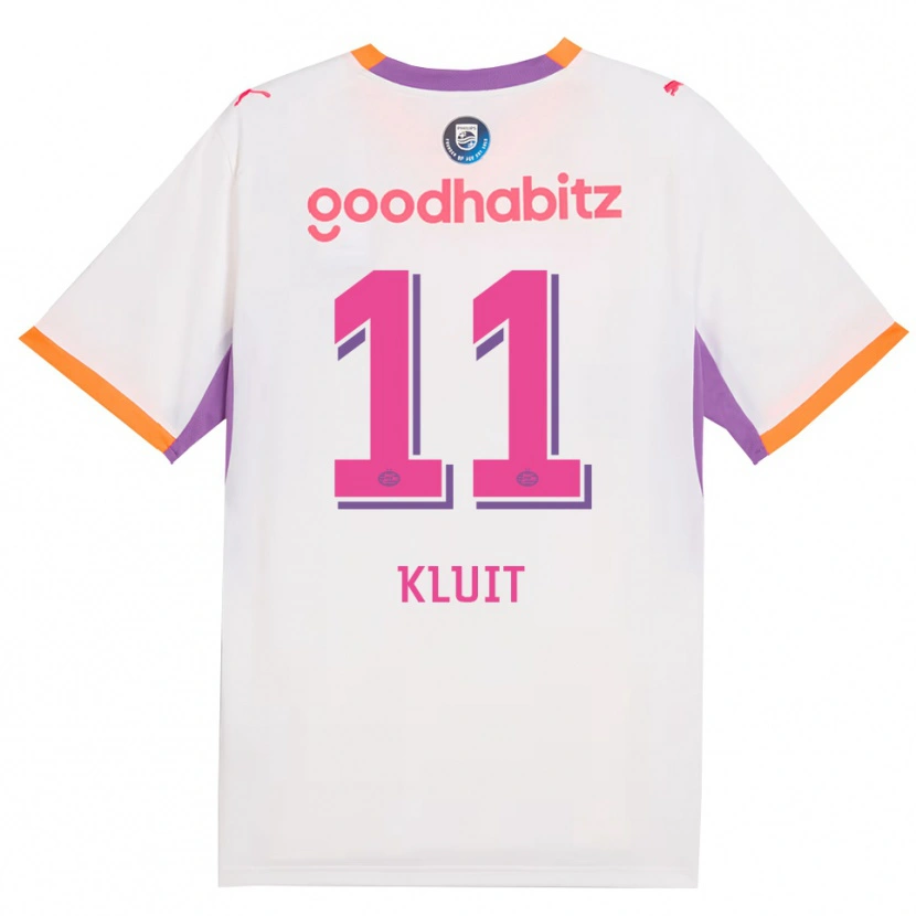 Danxen Hombre Camiseta Fabio Kluit #11 Blanco Púrpura Naranja 2ª Equipación 2026/27 La Camisa México