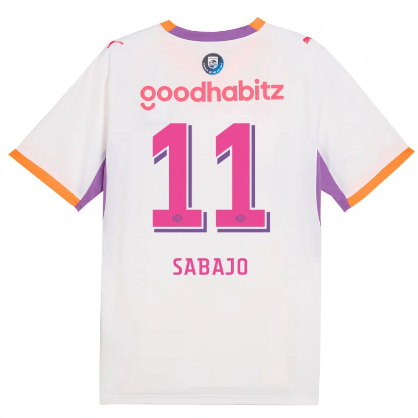 Danxen Hombre Camiseta Givenciyo Sabajo #11 Blanco Púrpura Naranja 2ª Equipación 2026/27 La Camisa México