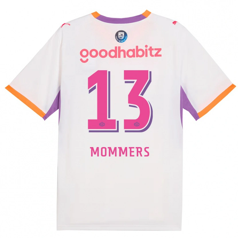 Danxen Hombre Camiseta Ryan Mommers #13 Blanco Púrpura Naranja 2ª Equipación 2026/27 La Camisa México