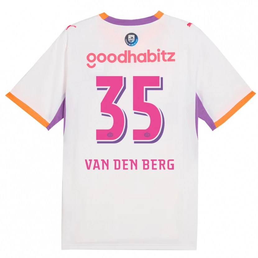 Danxen Hombre Camiseta Joël Van Den Berg #35 Blanco Púrpura Naranja 2ª Equipación 2026/27 La Camisa México
