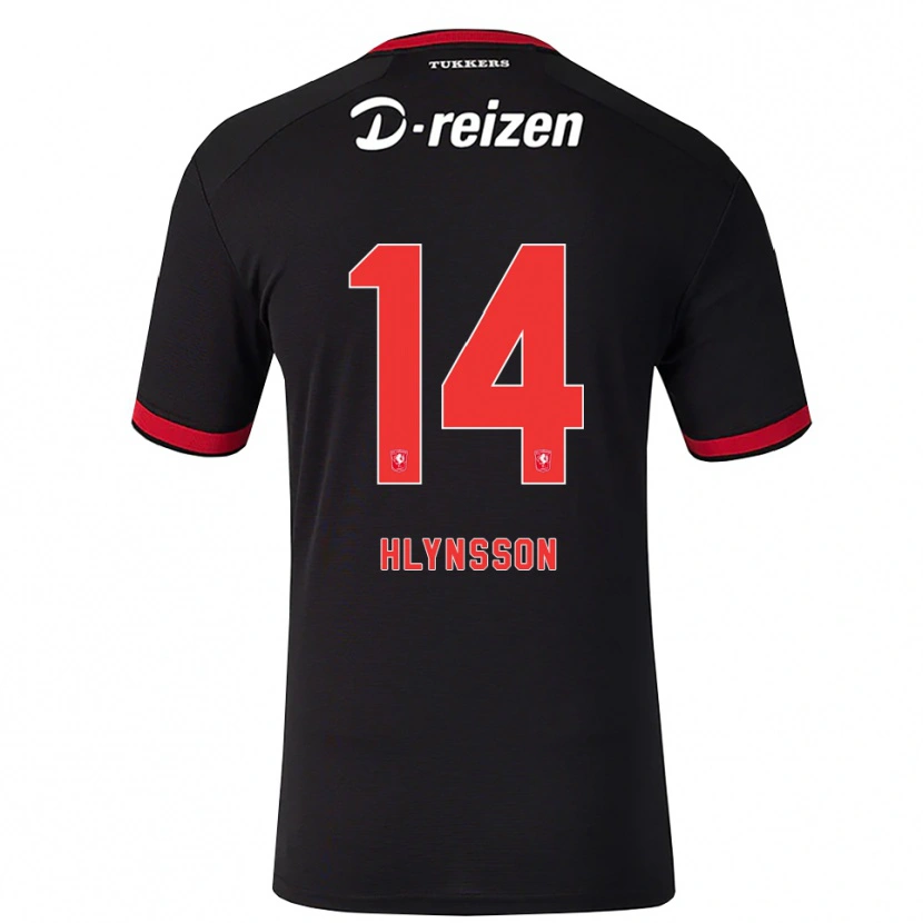 Danxen Hombre Camiseta Kristian Hlynsson #14 Rojo Blanco Negro 2ª Equipación 2026/27 La Camisa México