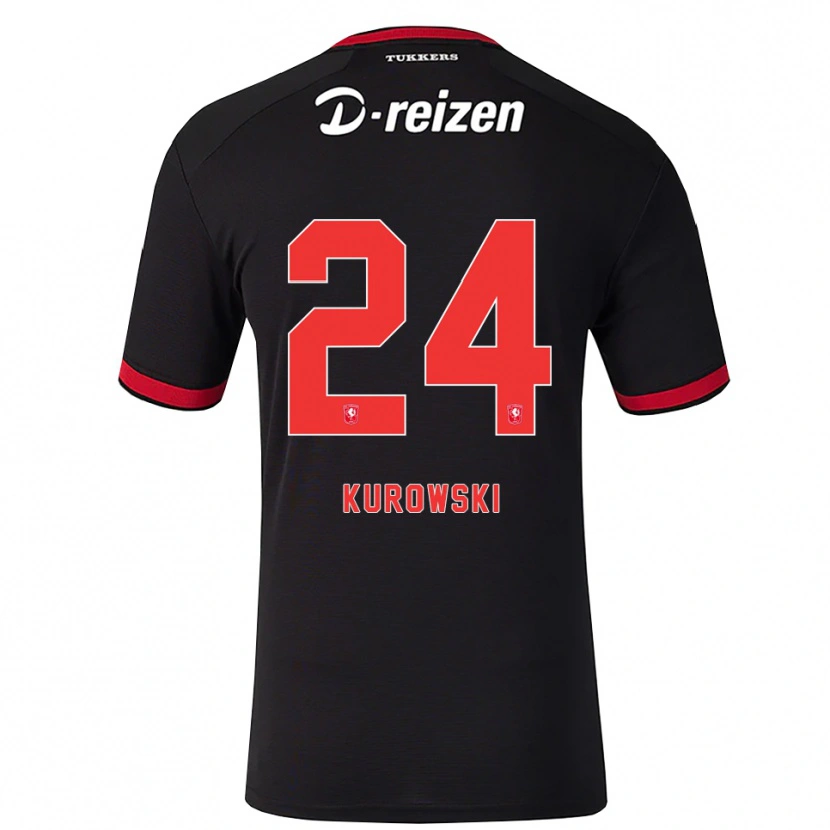 Danxen Hombre Camiseta Krzysztof Kurowski #24 Rojo Blanco Negro 2ª Equipación 2026/27 La Camisa México