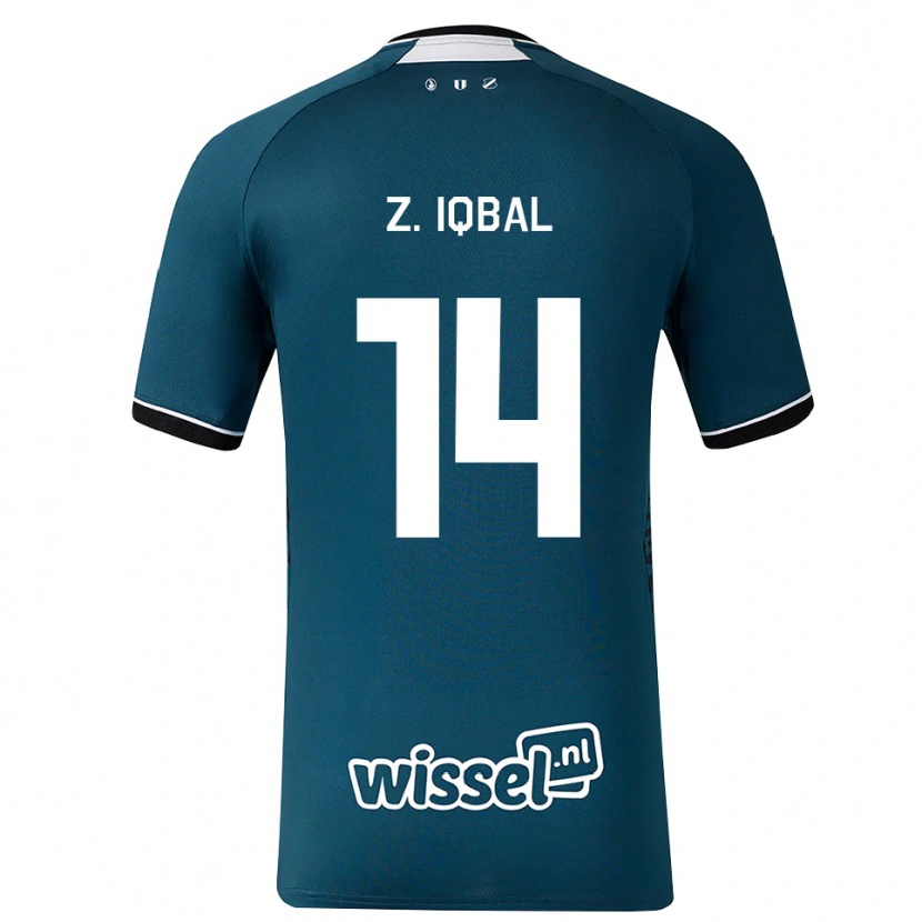 Danxen Hombre Camiseta Zidane Iqbal #14 Grisardodarkslategray Blanco 2ª Equipación 2026/27 La Camisa México