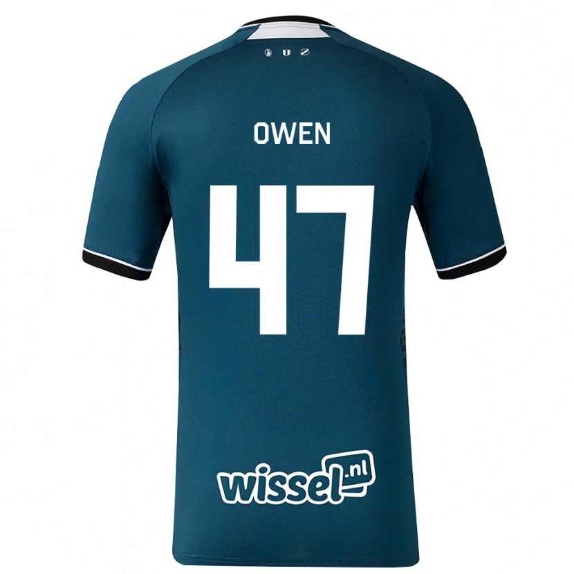 Danxen Hombre Camiseta Emmanuel Chigozie Owen #47 Grisardodarkslategray Blanco 2ª Equipación 2026/27 La Camisa México