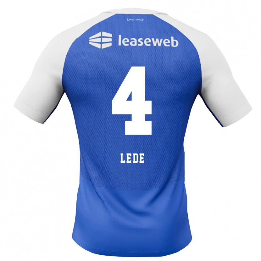Danxen Hombre Camiseta Quincy Lede #4 Azuldodger Rojo Blanco 2ª Equipación 2026/27 La Camisa México