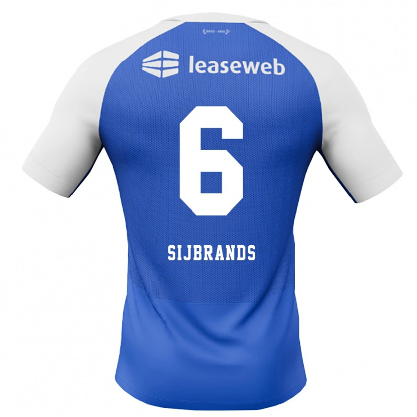 Danxen Hombre Camiseta Julian Sijbrands #6 Azuldodger Rojo Blanco 2ª Equipación 2026/27 La Camisa México