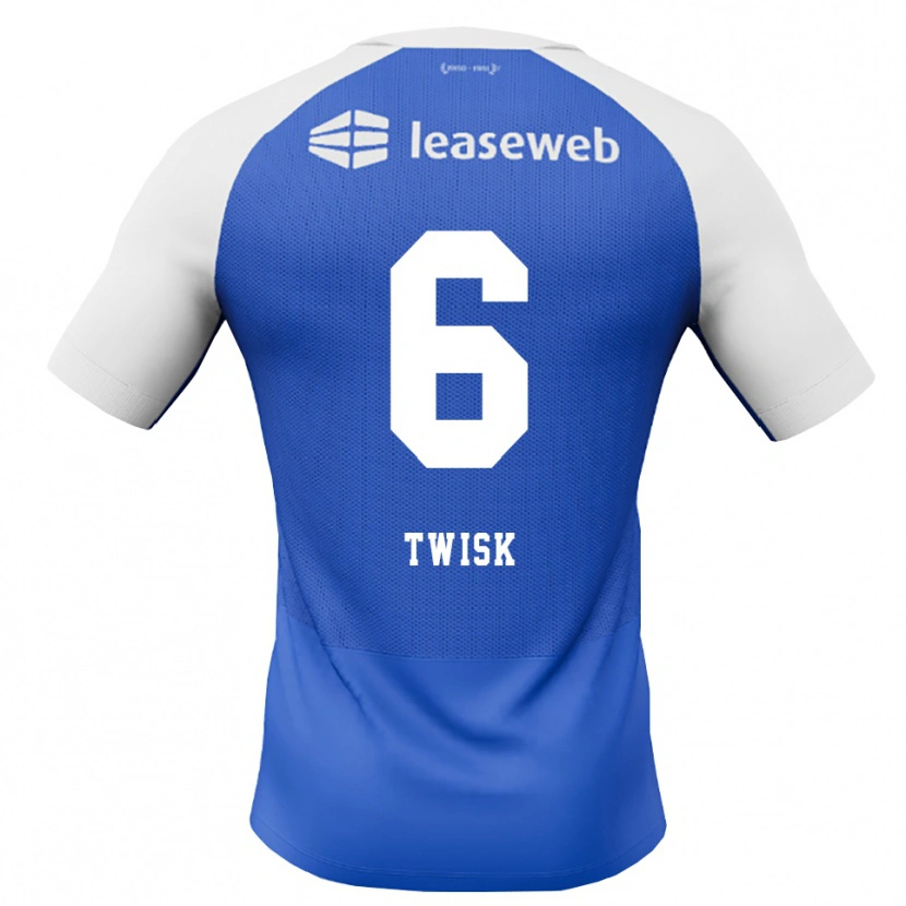 Danxen Hombre Camiseta Nick Twisk #6 Azuldodger Rojo Blanco 2ª Equipación 2026/27 La Camisa México