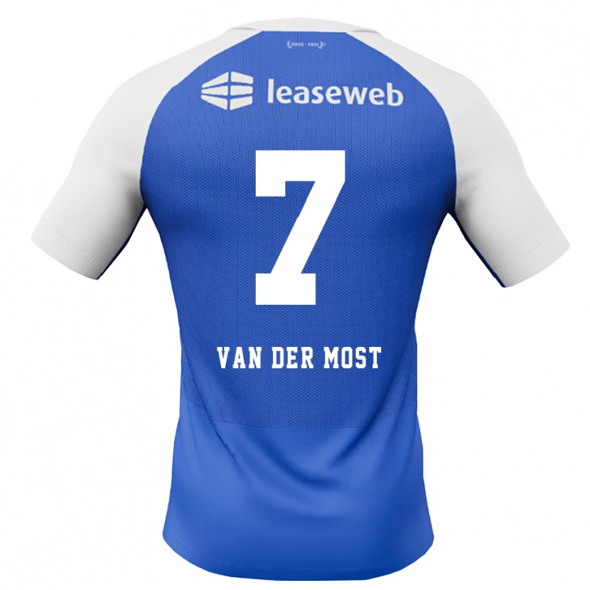 Danxen Hombre Camiseta Veerle Van Der Most #7 Azuldodger Rojo Blanco 2ª Equipación 2026/27 La Camisa México