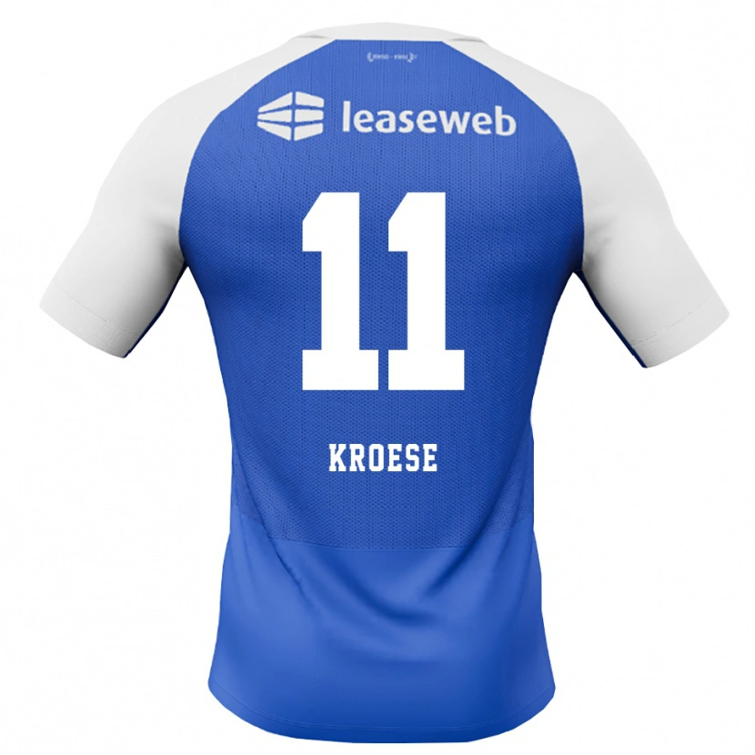 Danxen Hombre Camiseta Fieke Kroese #11 Azuldodger Rojo Blanco 2ª Equipación 2026/27 La Camisa México