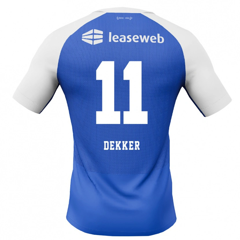 Danxen Hombre Camiseta Isabella Dekker #11 Azuldodger Rojo Blanco 2ª Equipación 2026/27 La Camisa México