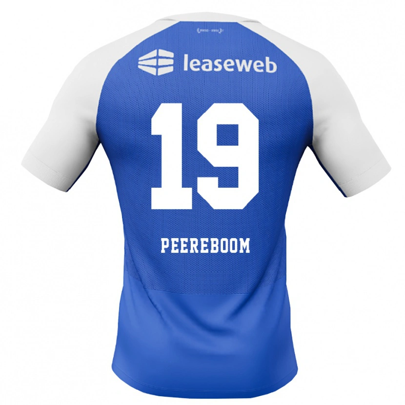Danxen Hombre Camiseta Sanne Peereboom #19 Azuldodger Rojo Blanco 2ª Equipación 2026/27 La Camisa México