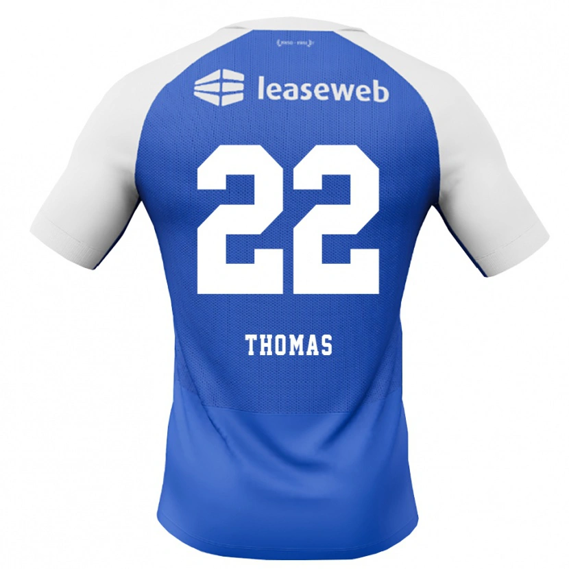 Danxen Hombre Camiseta Kealyn Thomas #22 Azuldodger Rojo Blanco 2ª Equipación 2026/27 La Camisa México