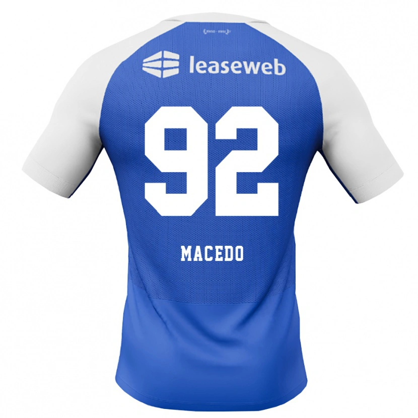 Danxen Hombre Camiseta Rodrigo Macedo #92 Azuldodger Rojo Blanco 2ª Equipación 2026/27 La Camisa México
