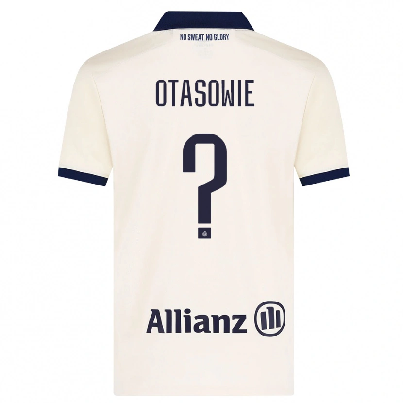 Danxen Hombre Camiseta Owen Otasowie #0 Beige Negro 2ª Equipación 2026/27 La Camisa México