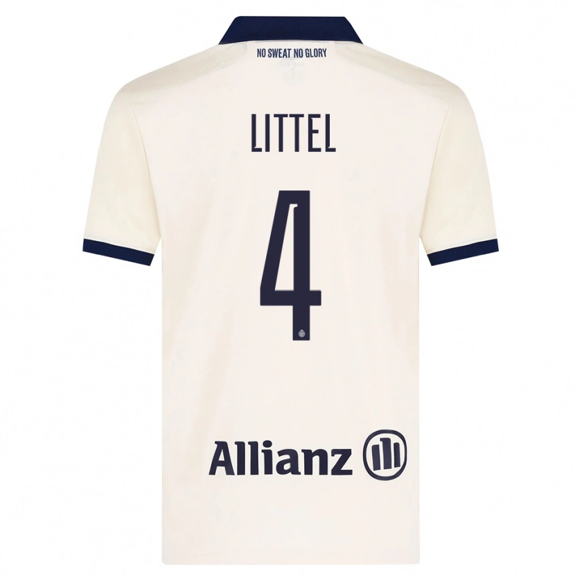 Danxen Hombre Camiseta Amy Littel #4 Beige Negro 2ª Equipación 2026/27 La Camisa México