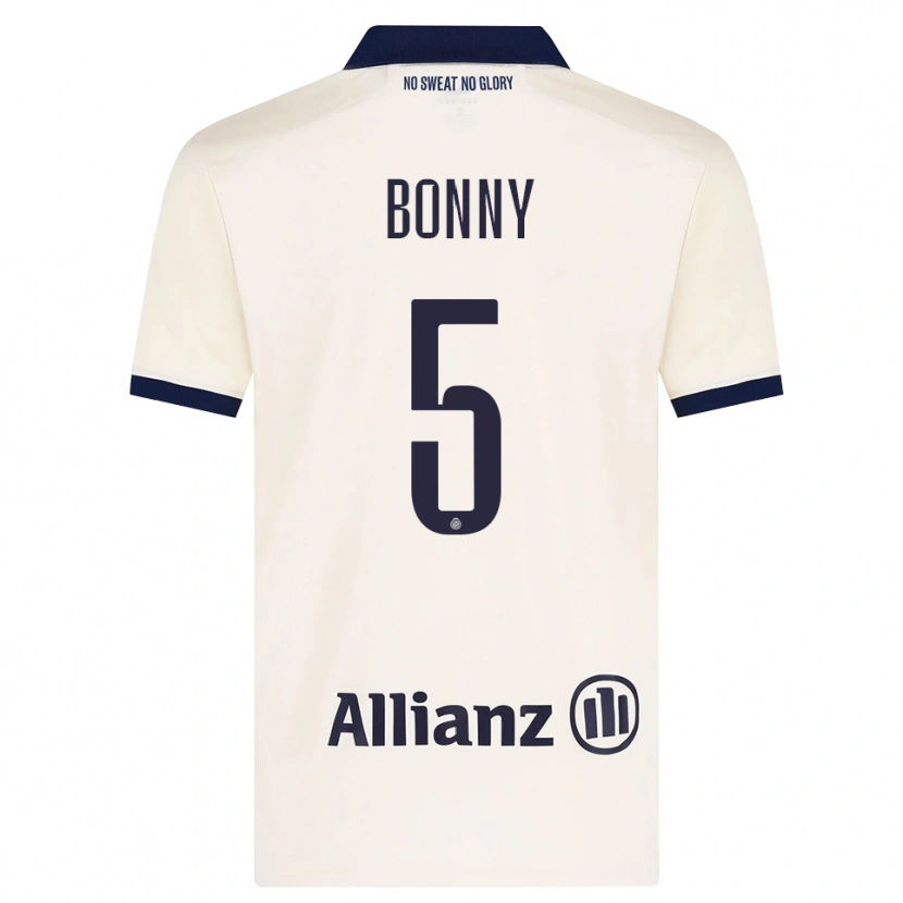 Danxen Hombre Camiseta Chionne Bonny #5 Beige Negro 2ª Equipación 2026/27 La Camisa México