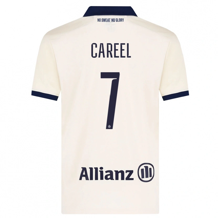 Danxen Hombre Camiseta Oona Careel #7 Beige Negro 2ª Equipación 2026/27 La Camisa México