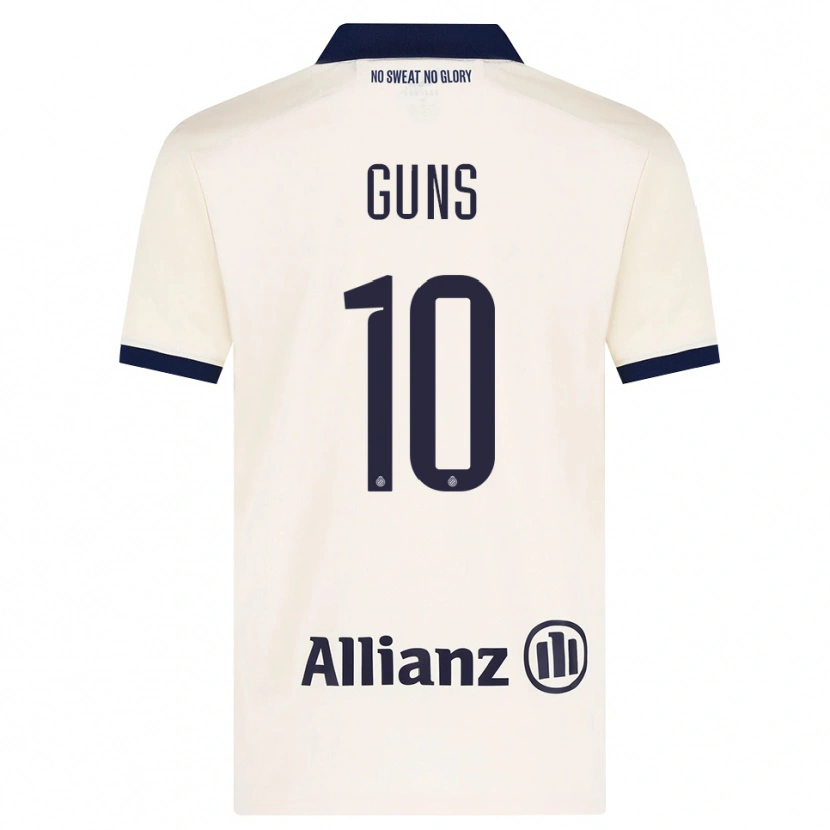 Danxen Hombre Camiseta Celien Guns #10 Beige Negro 2ª Equipación 2026/27 La Camisa México