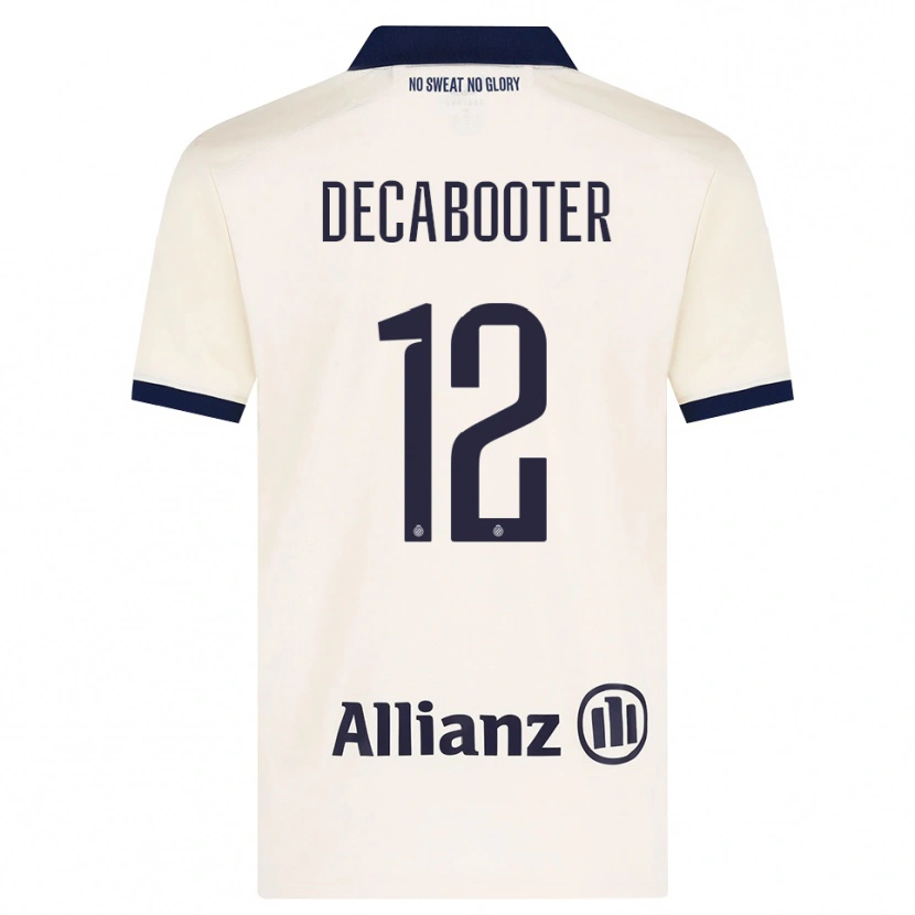 Danxen Hombre Camiseta Marith Decabooter #12 Beige Negro 2ª Equipación 2026/27 La Camisa México