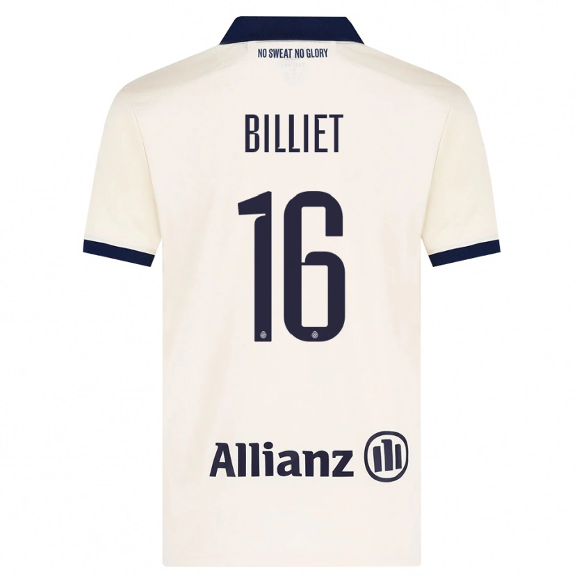 Danxen Hombre Camiseta Jonah Billiet #16 Beige Negro 2ª Equipación 2026/27 La Camisa México