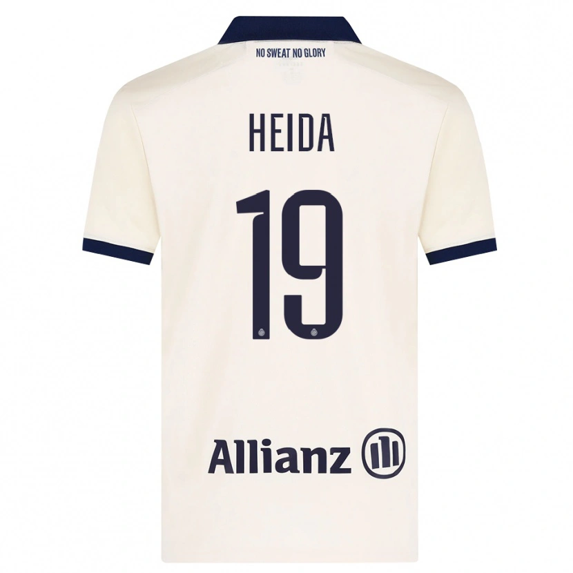 Danxen Hombre Camiseta Jade Heida #19 Beige Negro 2ª Equipación 2026/27 La Camisa México