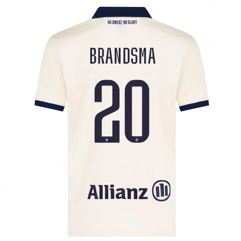 Danxen Hombre Camiseta Ilke Brandsma #20 Beige Negro 2ª Equipación 2026/27 La Camisa México