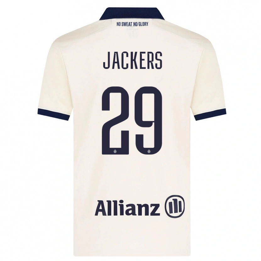 Danxen Hombre Camiseta Nordin Jackers #29 Beige Negro 2ª Equipación 2026/27 La Camisa México