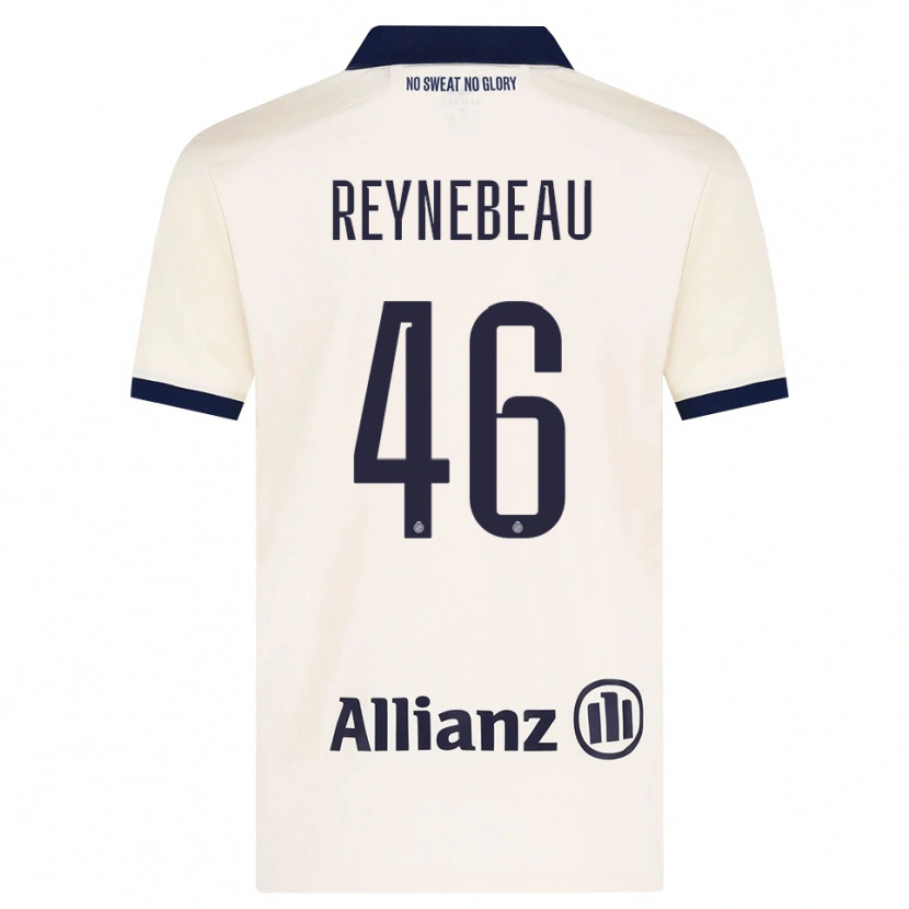 Danxen Hombre Camiseta Clementine Reynebeau #46 Beige Negro 2ª Equipación 2026/27 La Camisa México