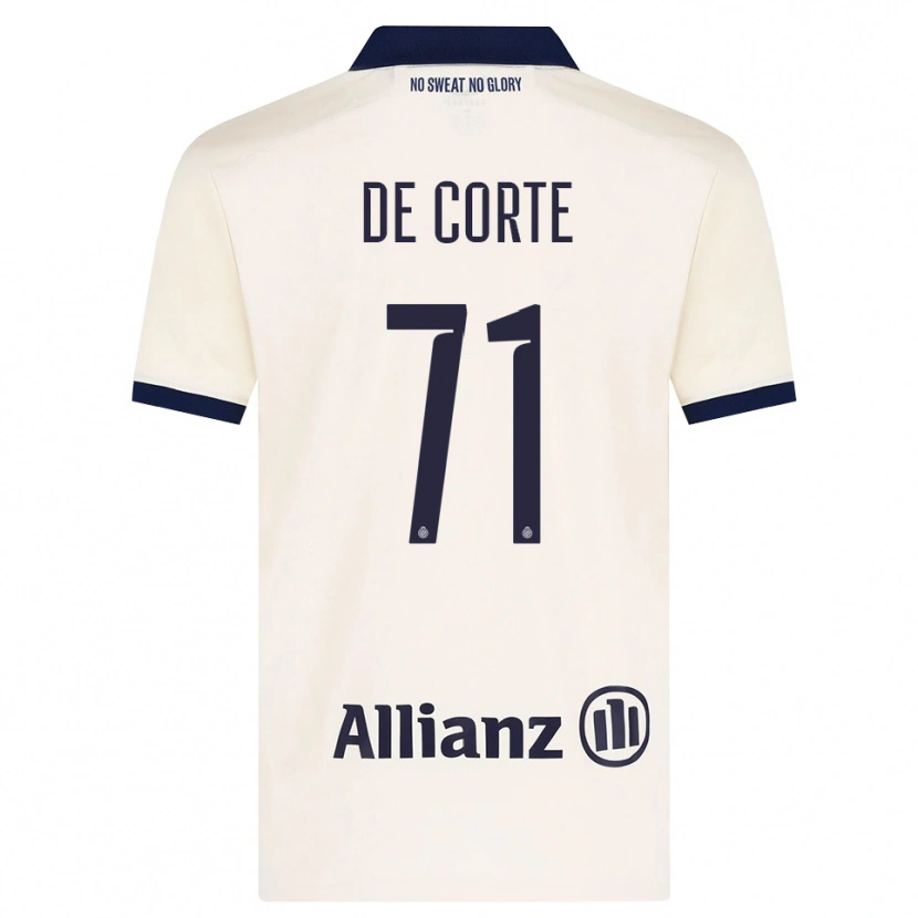 Danxen Hombre Camiseta Axl De Corte #71 Beige Negro 2ª Equipación 2026/27 La Camisa México