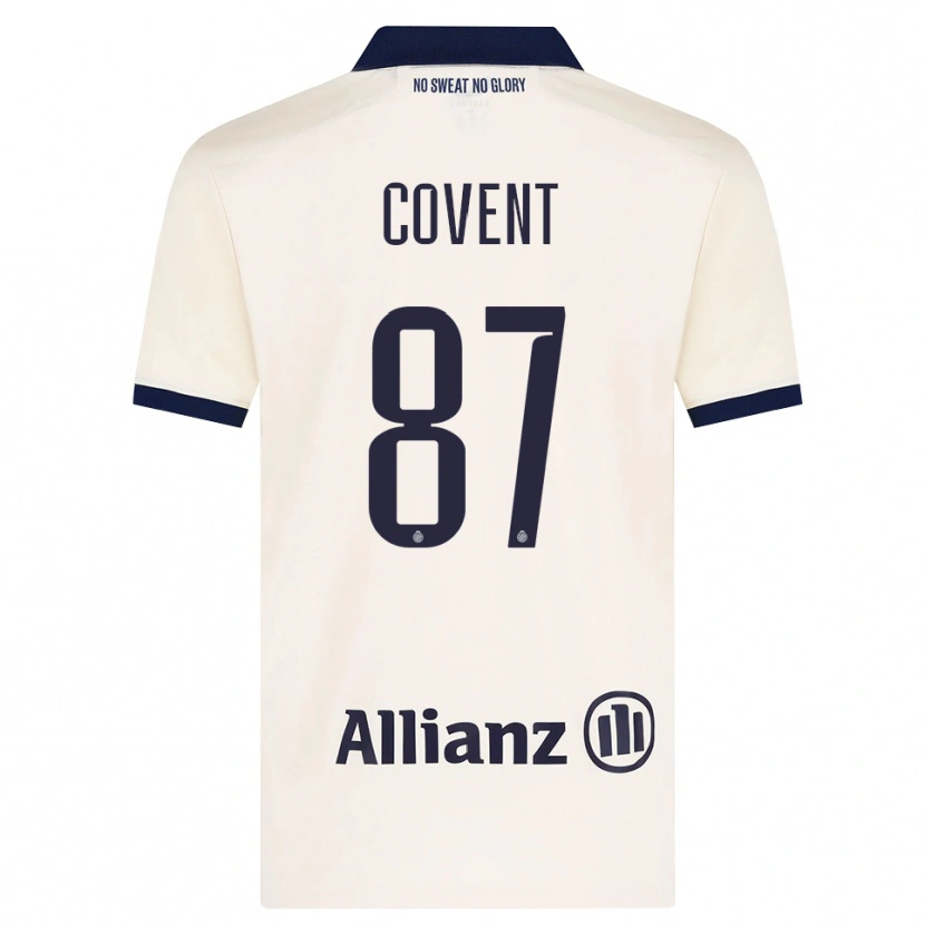 Danxen Hombre Camiseta Jorijn Covent #87 Beige Negro 2ª Equipación 2026/27 La Camisa México