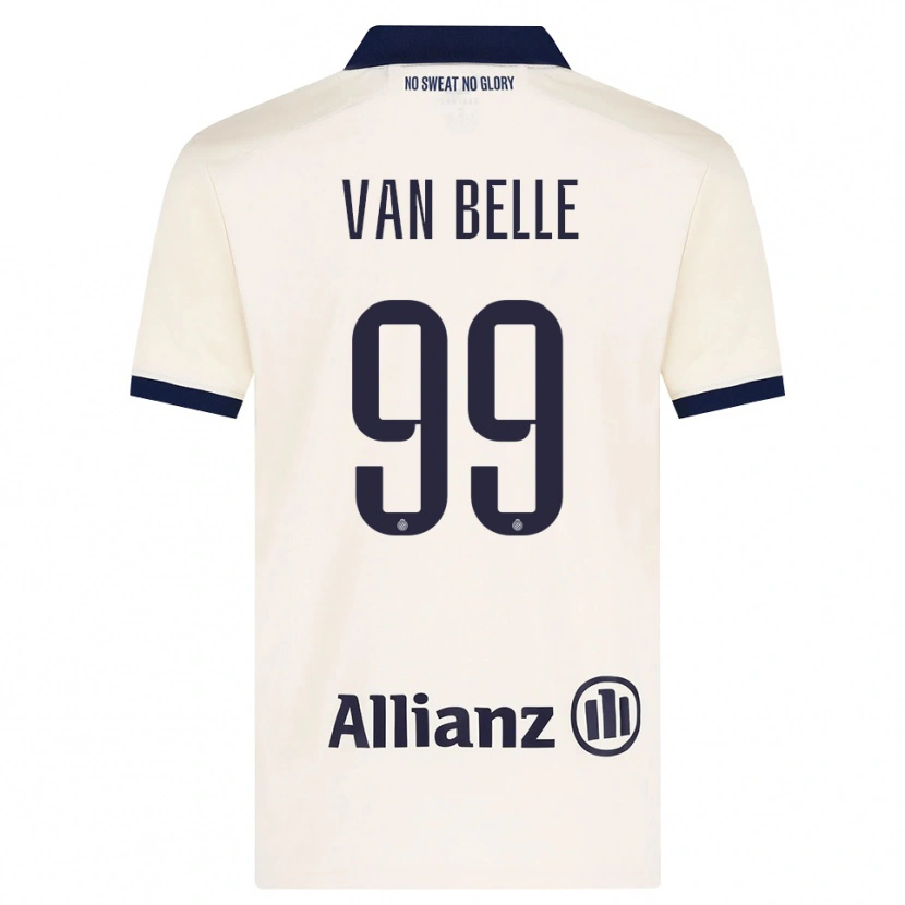 Danxen Hombre Camiseta Lyndsey Van Belle #99 Beige Negro 2ª Equipación 2026/27 La Camisa México
