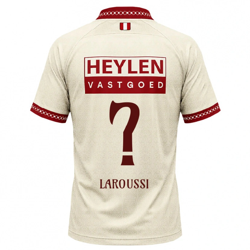 Danxen Hombre Camiseta Nizar Laroussi #0 Beige Rojo 2ª Equipación 2026/27 La Camisa México