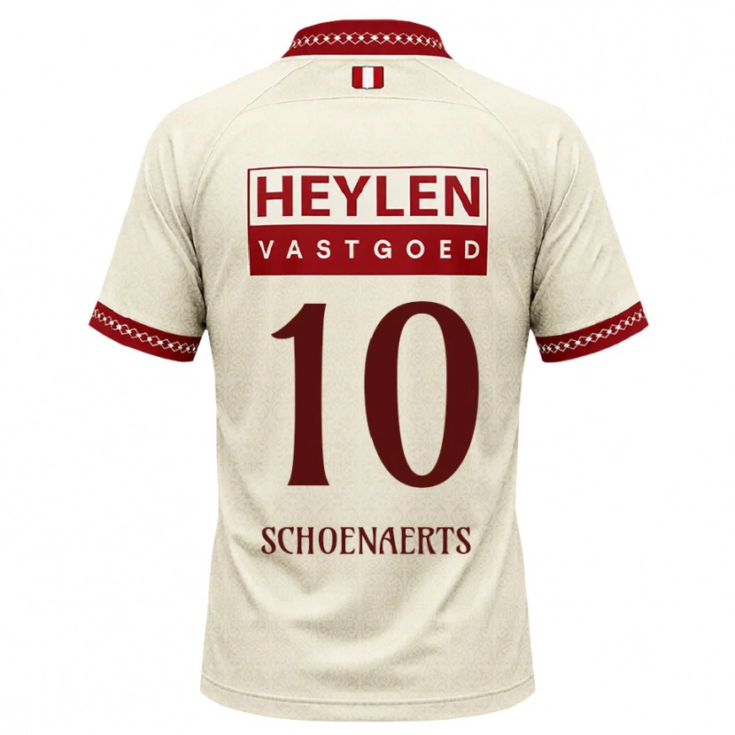 Danxen Hombre Camiseta Nand Schoenaerts #10 Beige Rojo 2ª Equipación 2026/27 La Camisa México